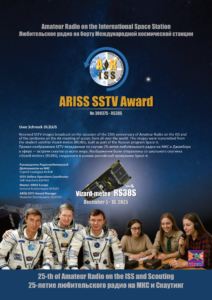 ARISS Award DL2LUS(3)