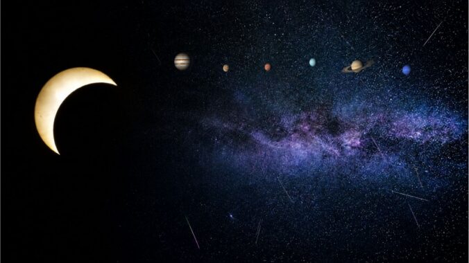 Planetenparade Sonnenfinsternis Perseiden