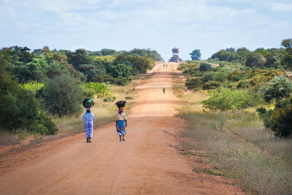 Jeanvdmeulen african women walking along road 2983081